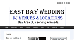 Desktop Screenshot of eastbaywedding.com