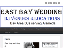 Tablet Screenshot of eastbaywedding.com